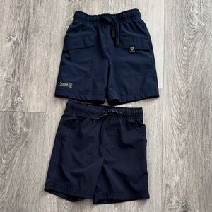 NWOT Jumping Beans Navy Kids Shorts  & NWOT Athletic Works Navy Shorts Size 3T